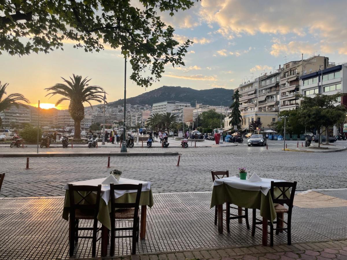 George & Nia Apartment - Central Kavala With Panoramic Terrace View Экстерьер фото