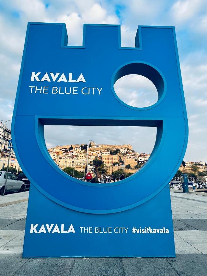 George & Nia Apartment - Central Kavala With Panoramic Terrace View Экстерьер фото